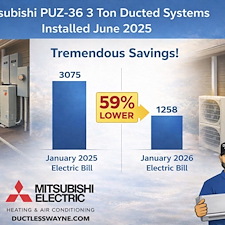 Mitsubishi and Ductless Wayne Helps Save Money During Cold Snap